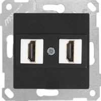 RİTA MEK TUŞ DATA PRİZİ 2*HDMI SİYAH 1